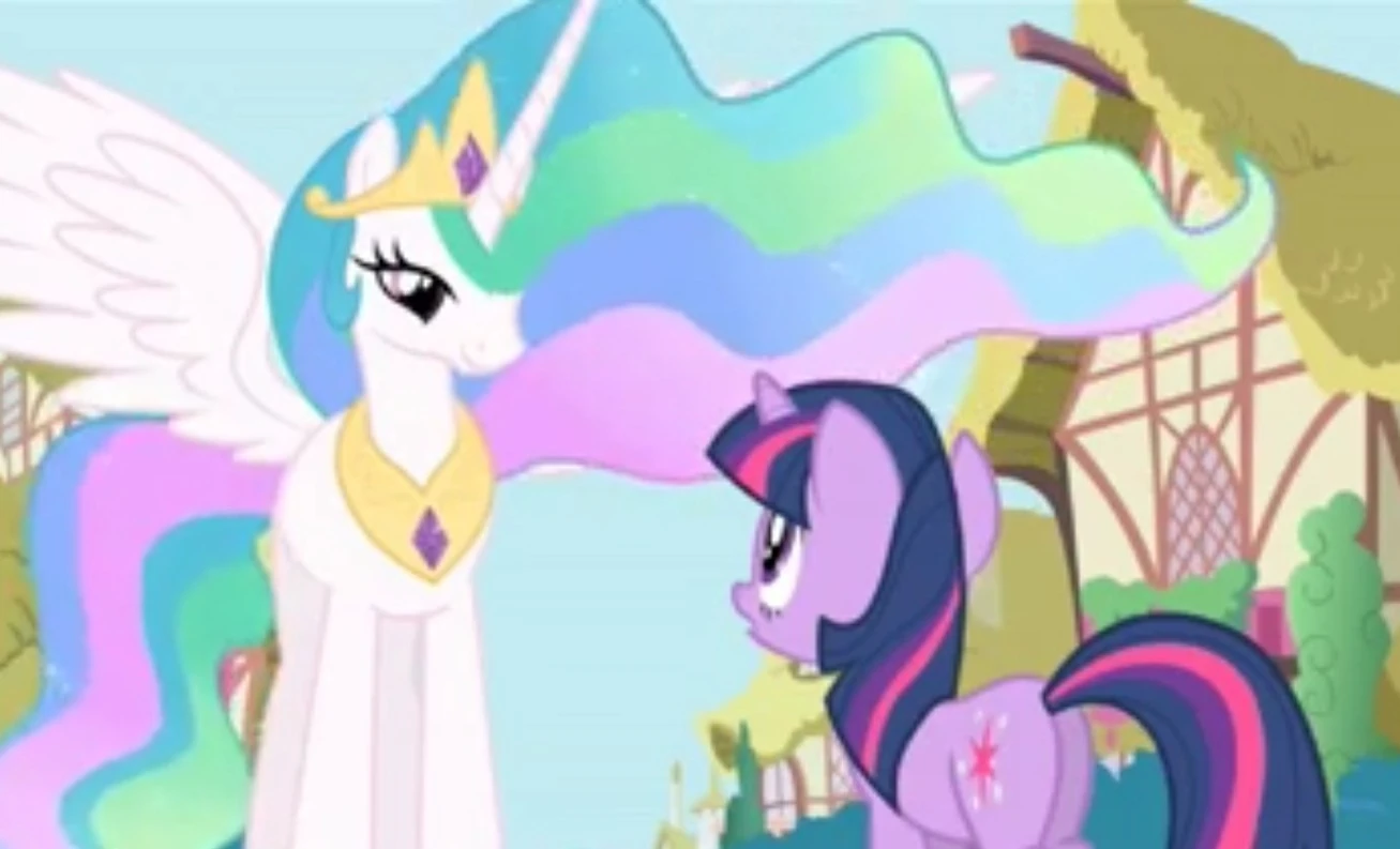 Image Princess Celestia & Twilight Sparkle.jpg Disney Create Wiki