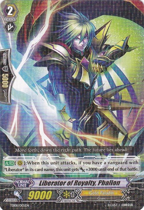 Liberator of Royalty, Phallon - Cardfight!! Vanguard Wiki