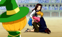 Cana cradling Hibiki