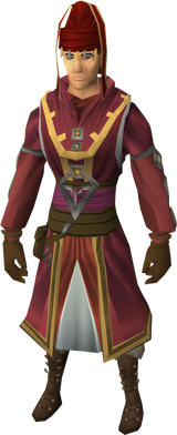 Diviner's outfit equipped