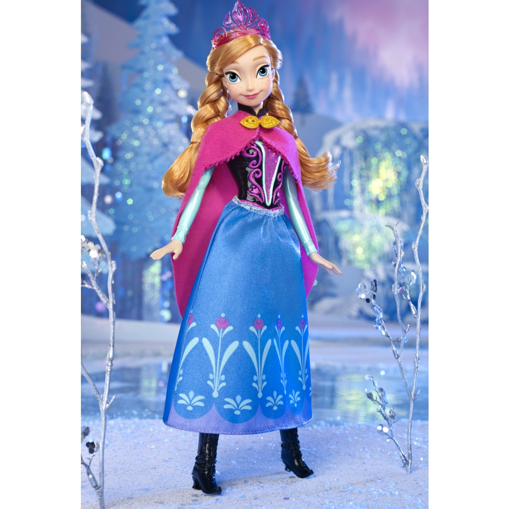 anna frozen doll green dress