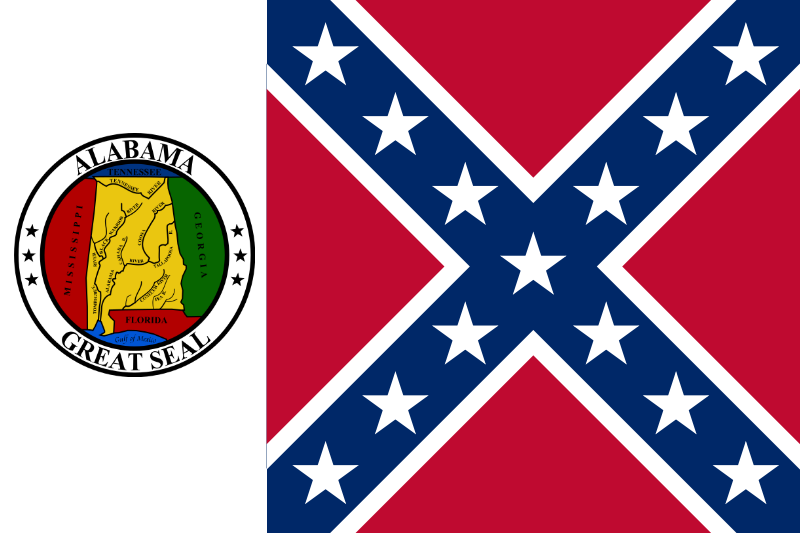 Image - Alabama State Flag.png - MicroWiki - Micronation Wiki - MicroWiki