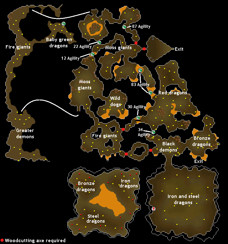 Image Brimhaven dungeon map.png 2007scape Wiki Wikia