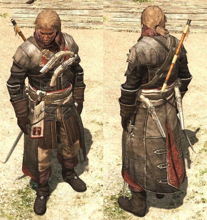 Shay Cormac's robes  Assassins creed, Assassins creed rogue