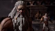 Zeus talking to Gaia