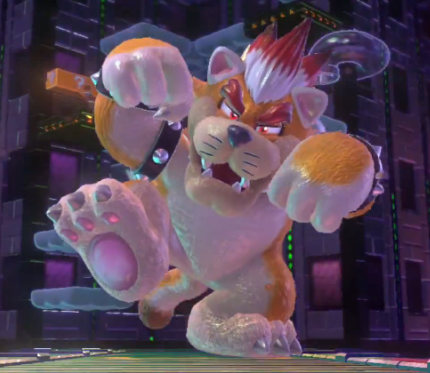 super mario 3d world bowser cat