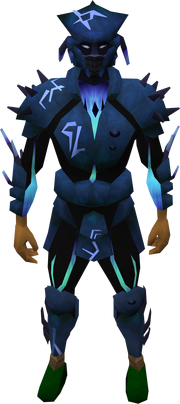 Sirenic armour set equipped