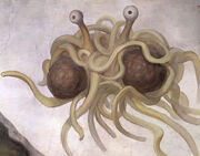Flying spaghetti monster