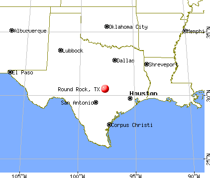 round rock texas map