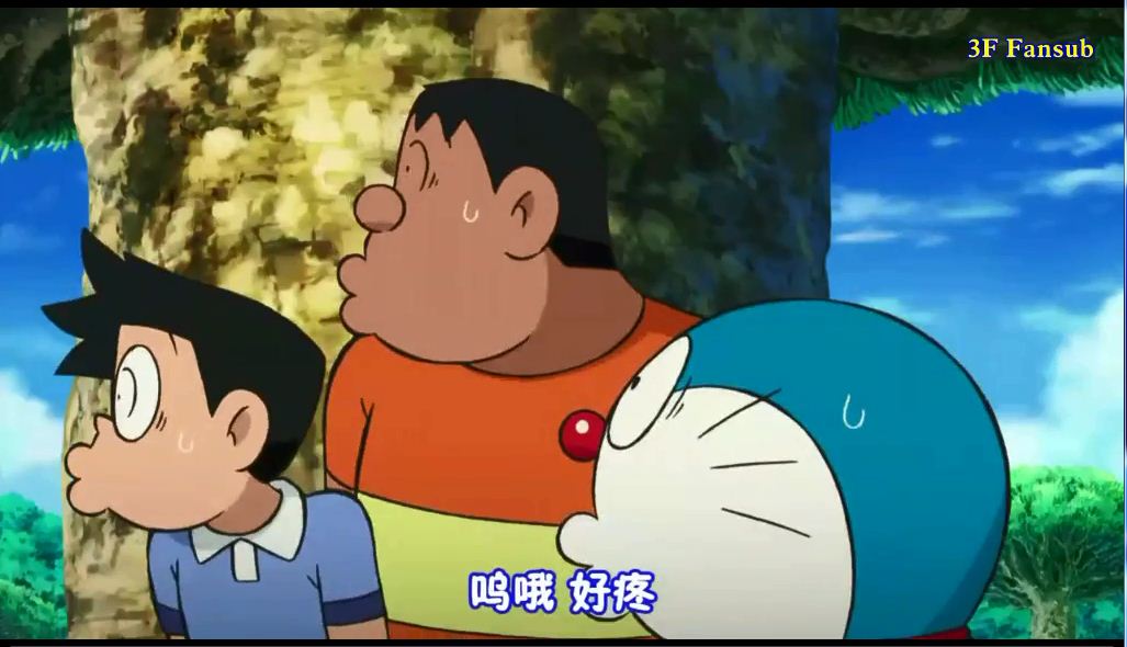  Doraemon , Gian, Suneo suprised about two Nobita.JPG  Doraemon Wiki
