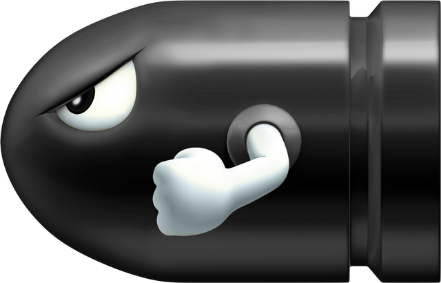 Image Bullet Bill Art Smwupng Mariowiki The Encyclopedia Of Everything Mario 