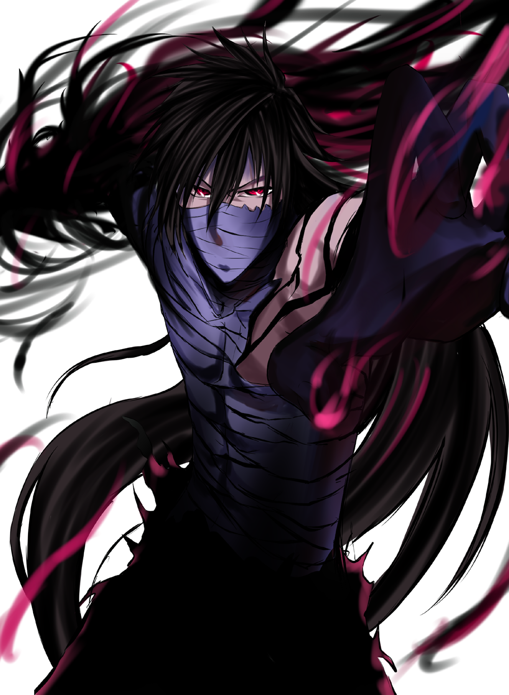 Image 38008 bandages black hair bleach hand extended kurosaki