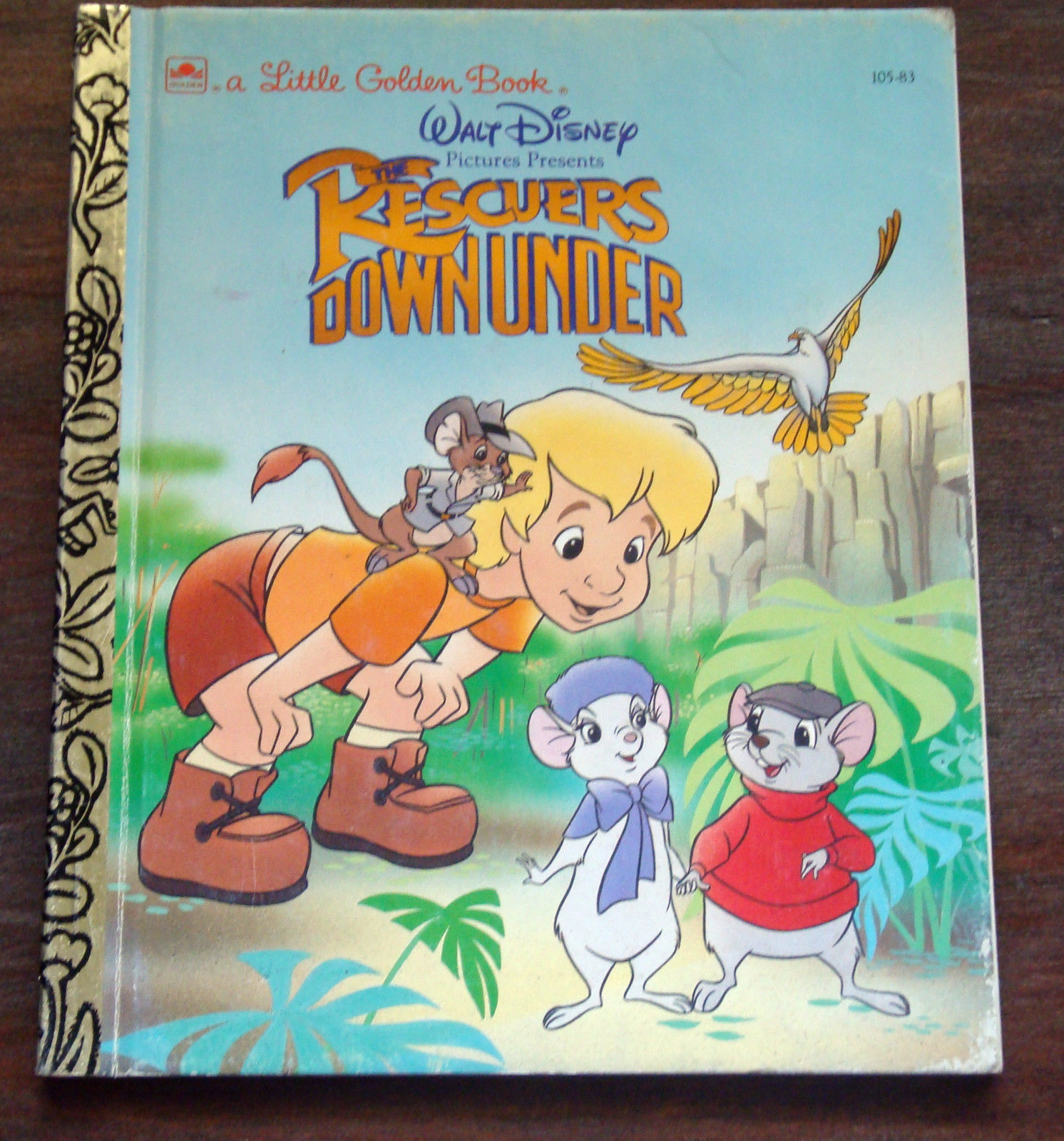 Vintage Golden Walt Disney The Rescuers Down Under Coloring Activity Hot Sex Picture 