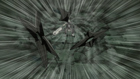 Tobi using shuriken
