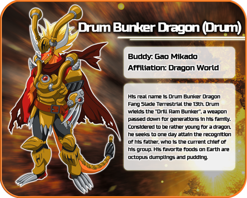 Drum Bunker Dragon Character Future Card Buddyfight Wiki Wi