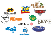 Pixar logos