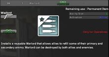 Warlord permanent