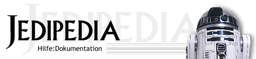 Jedipedia Header Hilfe Dokumentation