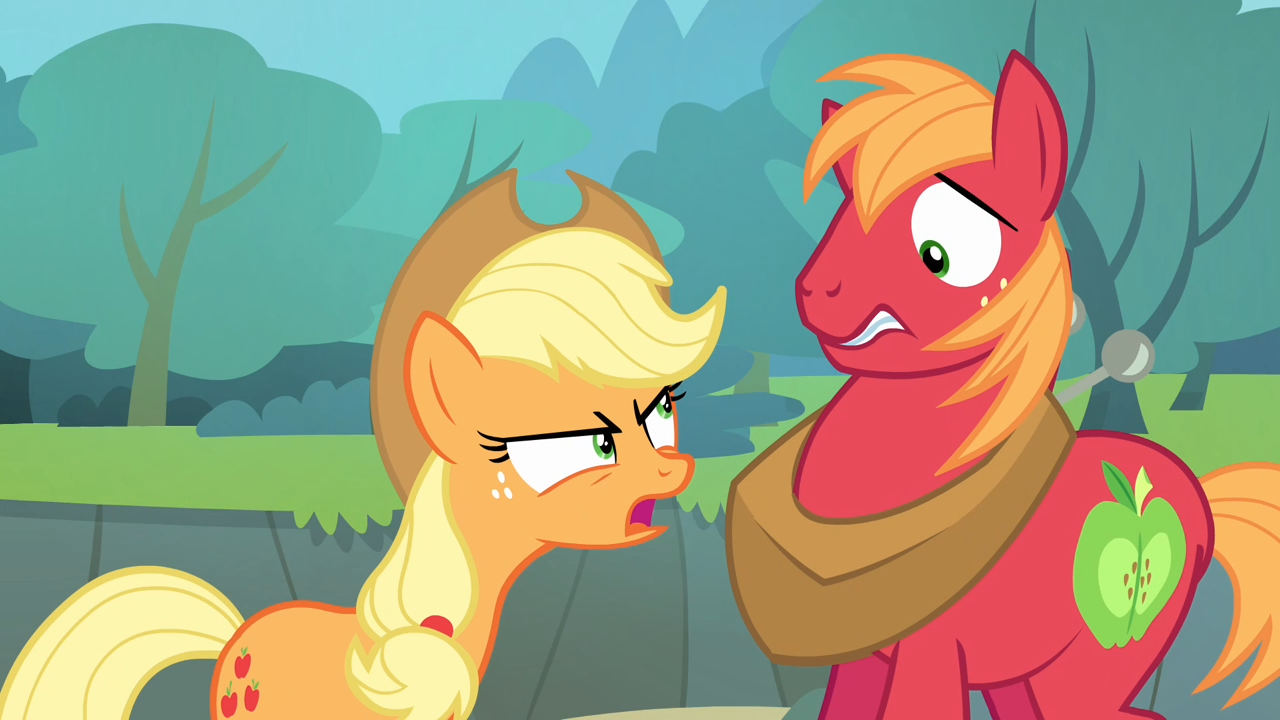 pony applejack angry speech