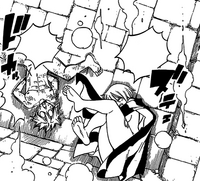 Lisanna and Natsu Fall as Cube Shakes