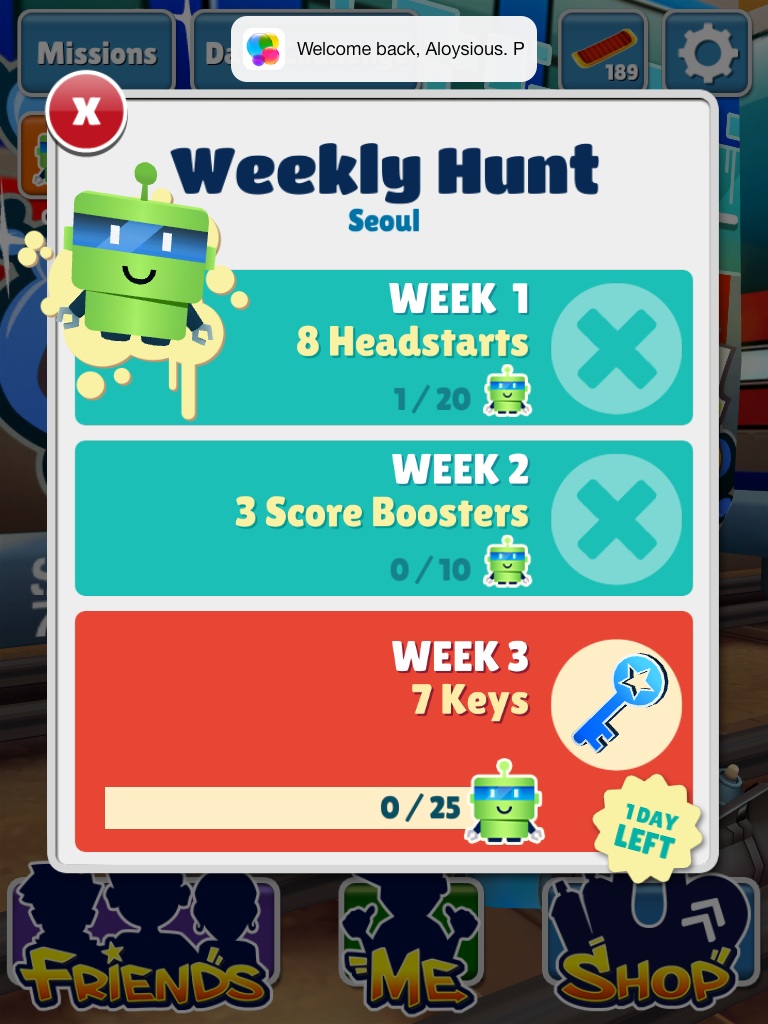 Subway surf как сделать daily challenge