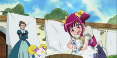Miyuki y Candy como cenicientas