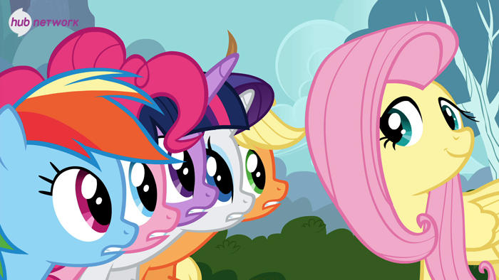 Fluttershy_with_her_friends_Twitter_promotional.png