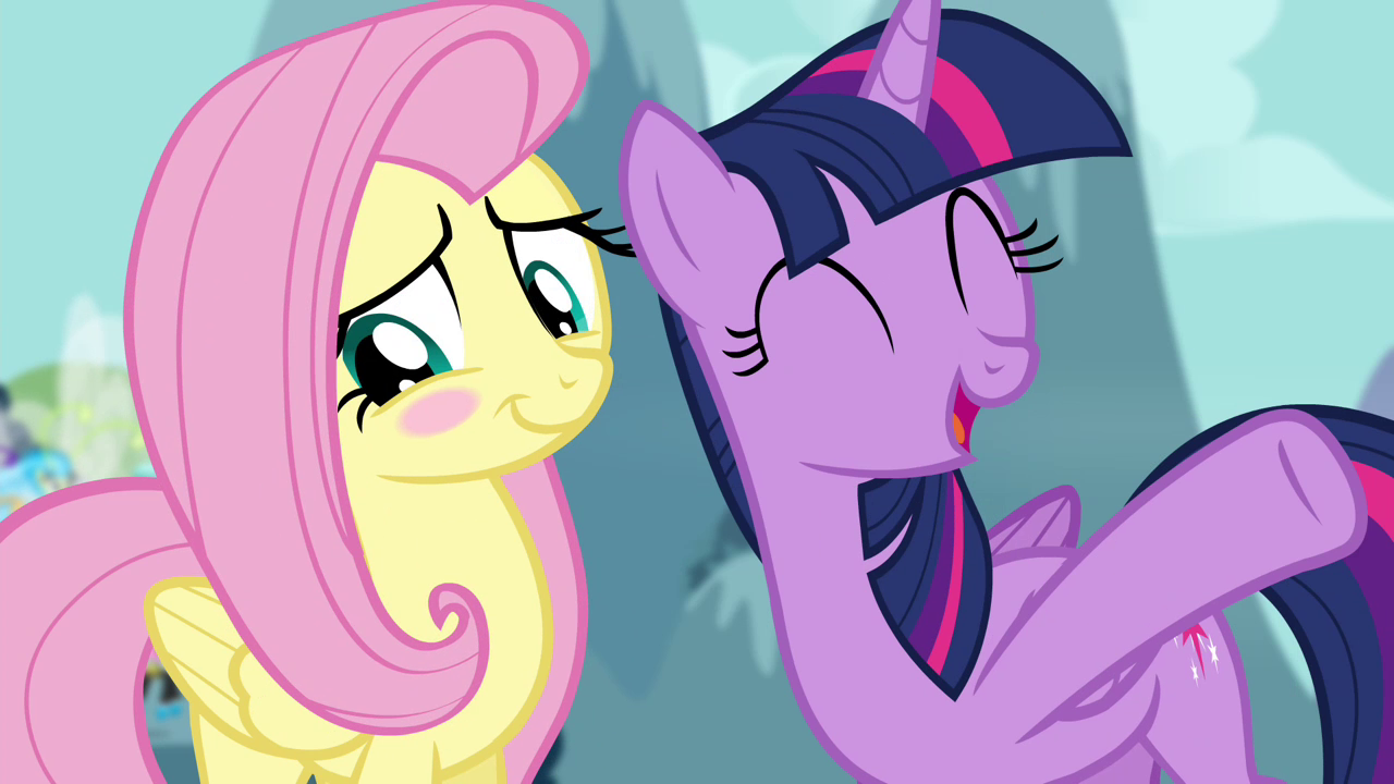 Image Fluttershy blushing S4E16.png My Little Pony Friendship is