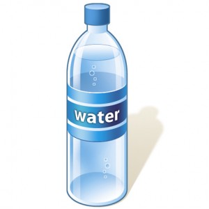 Image result for water bottle with water in it