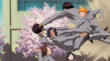 Ichigo & Chad meet Keigo & Mizuiro