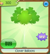 Clover balloons