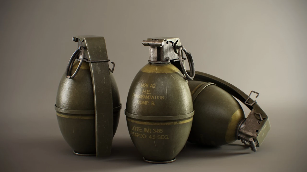 M26 Hand Grenade The Rock Film Wiki