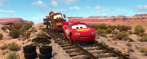 lightning mcqueen radiator springs track launcher