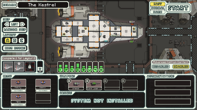 The Kestrel first layout