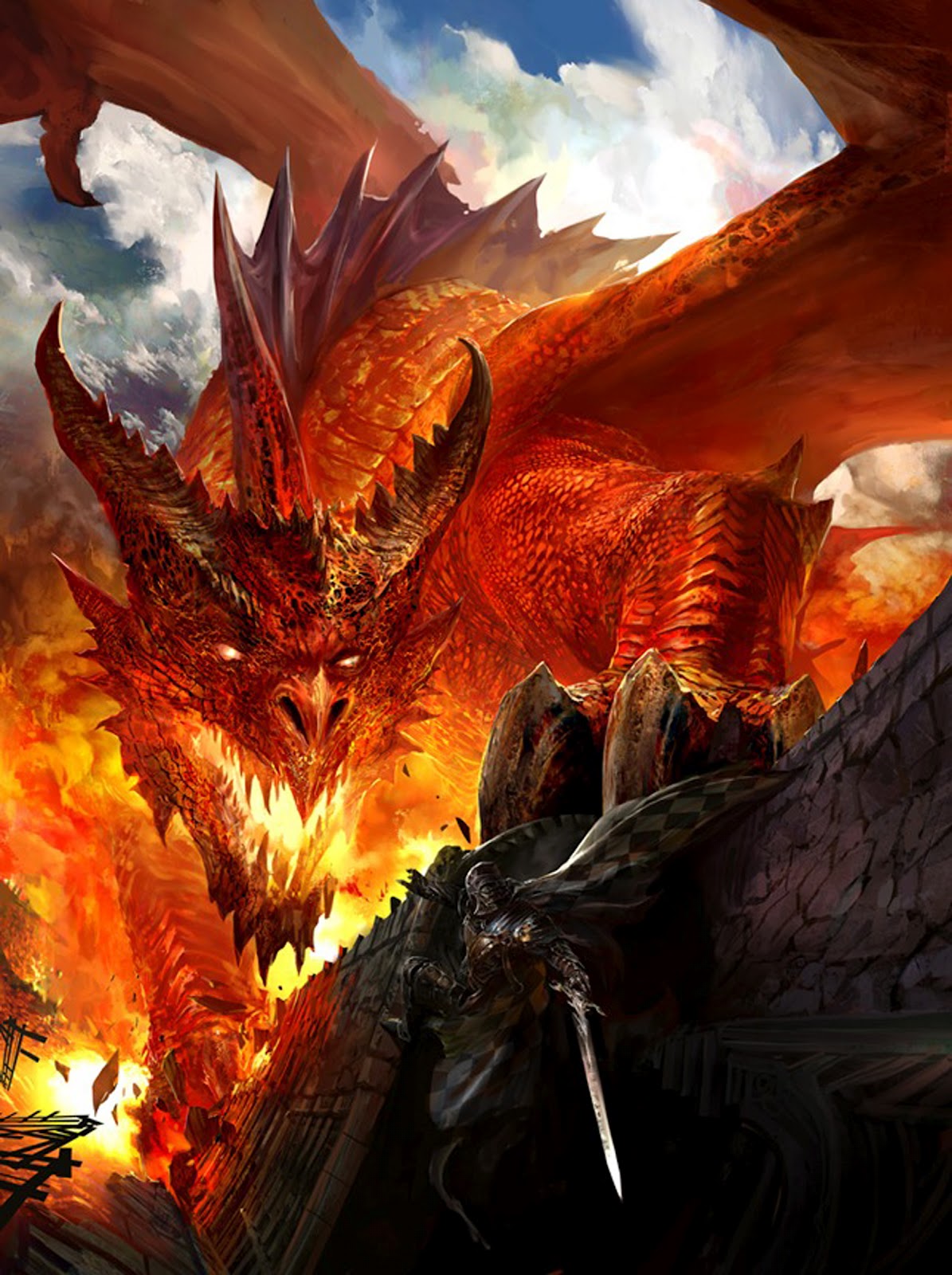 castle defense 2 fire dragon