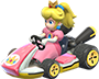 Princess Peach - The Mario Kart Racing Wiki - Mario Kart, Mario Kart DS