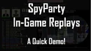 SpyParty In-Game Replays Trailer