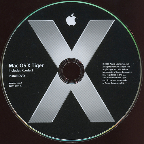 comment installer mac os x 10.4 tiger