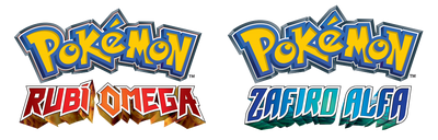 Logo Pokémon Rubí Omega y Pokémon Zafiro Alfa
