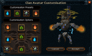 Clan avatar customisations