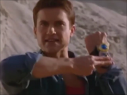 Leo morphing into the Red Galaxy Ranger