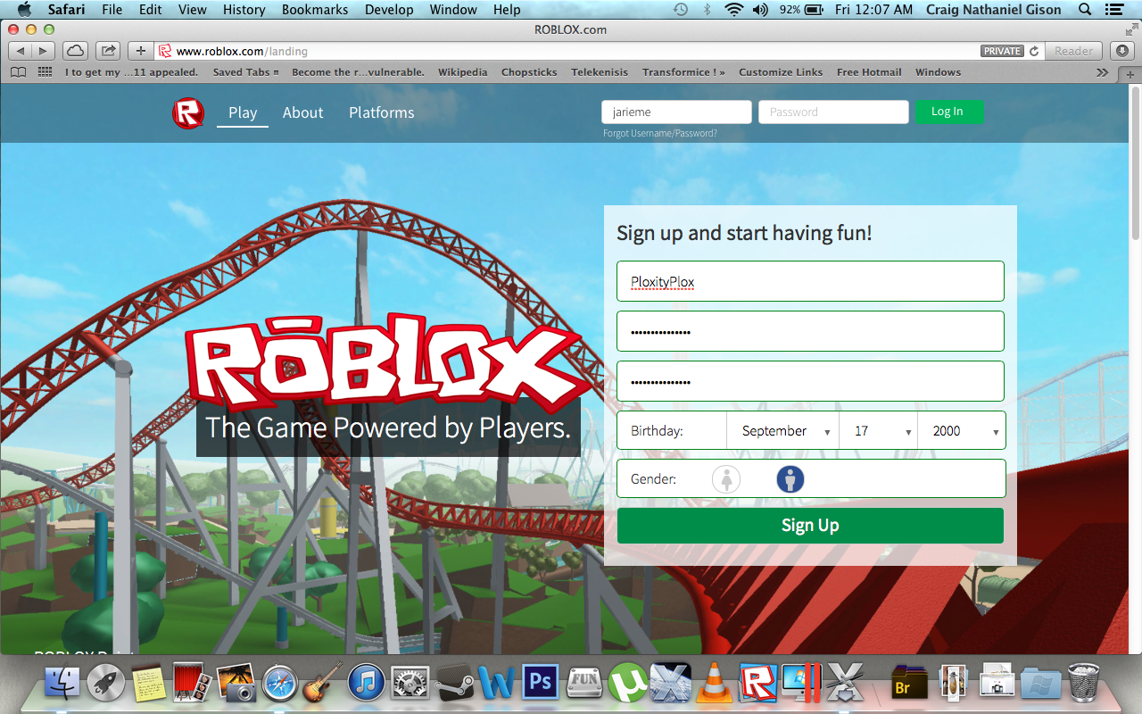 logged into xbox roblox but can