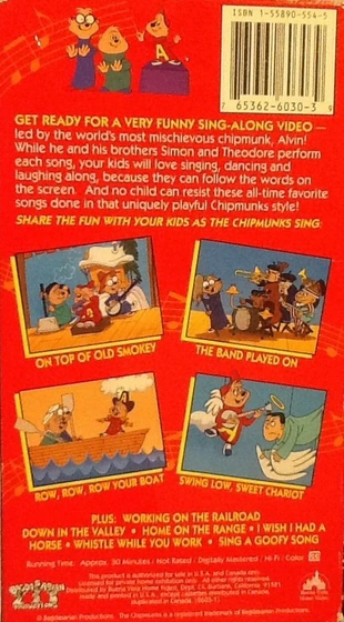 Alvin and the Chipmunks SING-ALONGS: Working on the Railroad (VHS