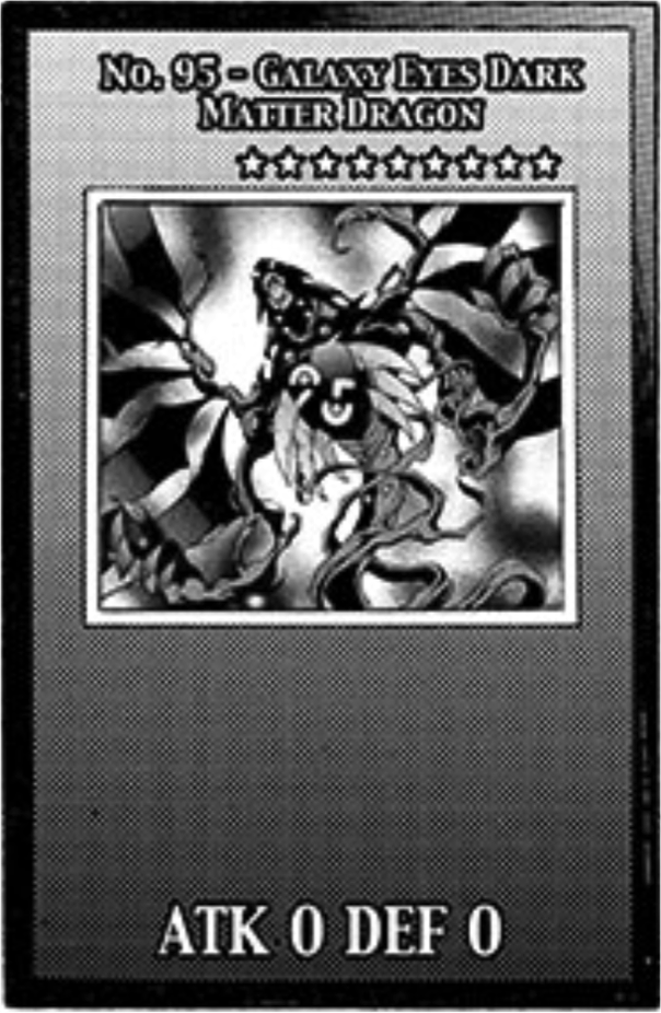 No. 95: Galaxy Eyes Dark Matter Dragon (manga) - Yu-Gi-Oh!