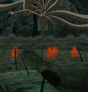 Shikamaru imobiliza o Jubi