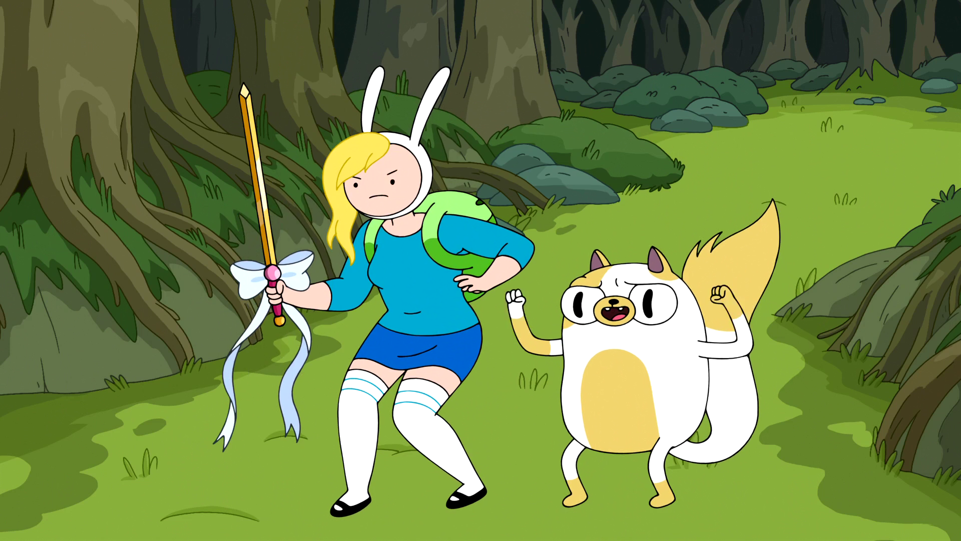 Image - S6e9 Fionna and Cake.png - The Adventure Time Wiki. Mathematical!