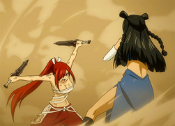 Erza vs Minerva