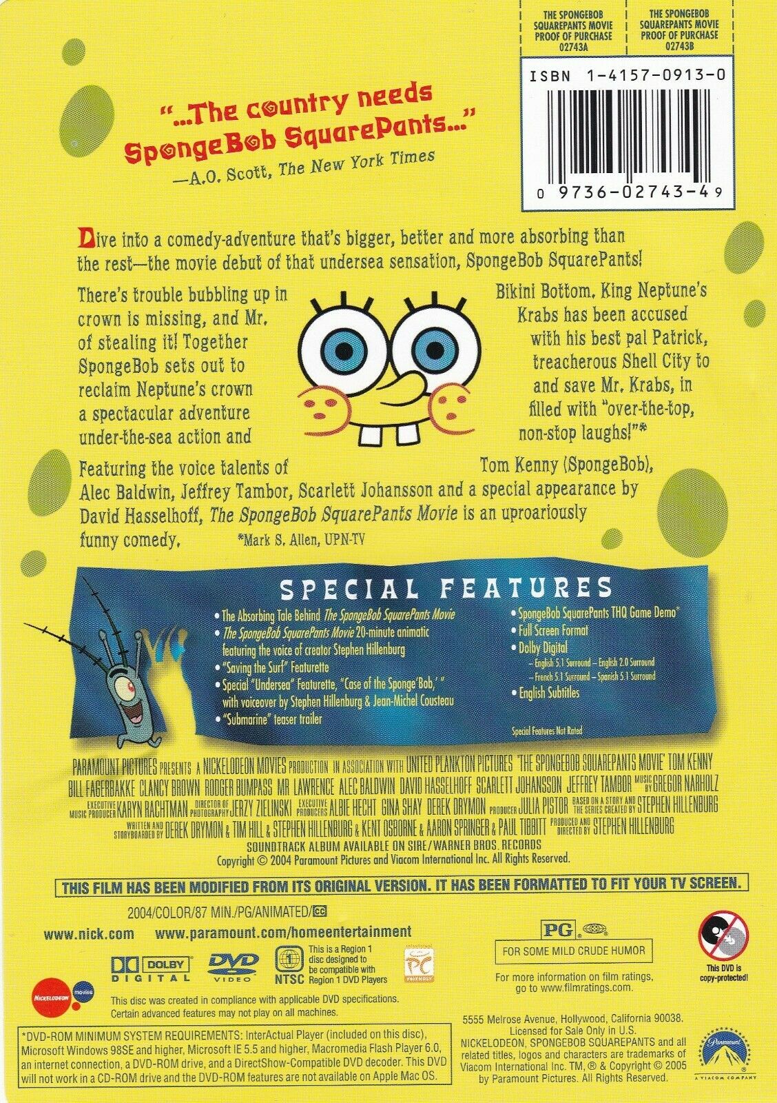 Image Spongebob Squarepants Movie 2 Encyclopedia