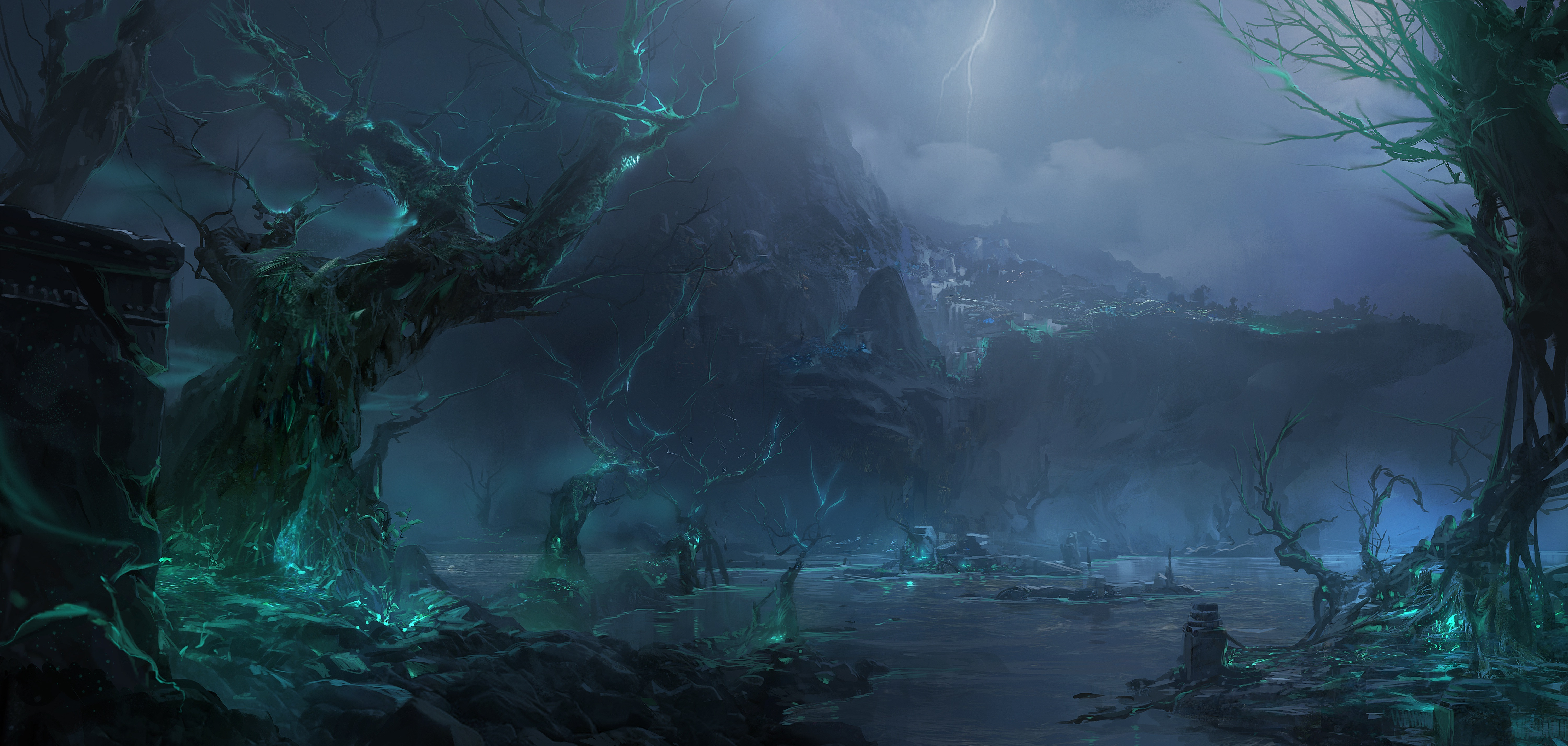 Image - Shadow Isles concept 4.jpg - League of Legends Wiki - Champions