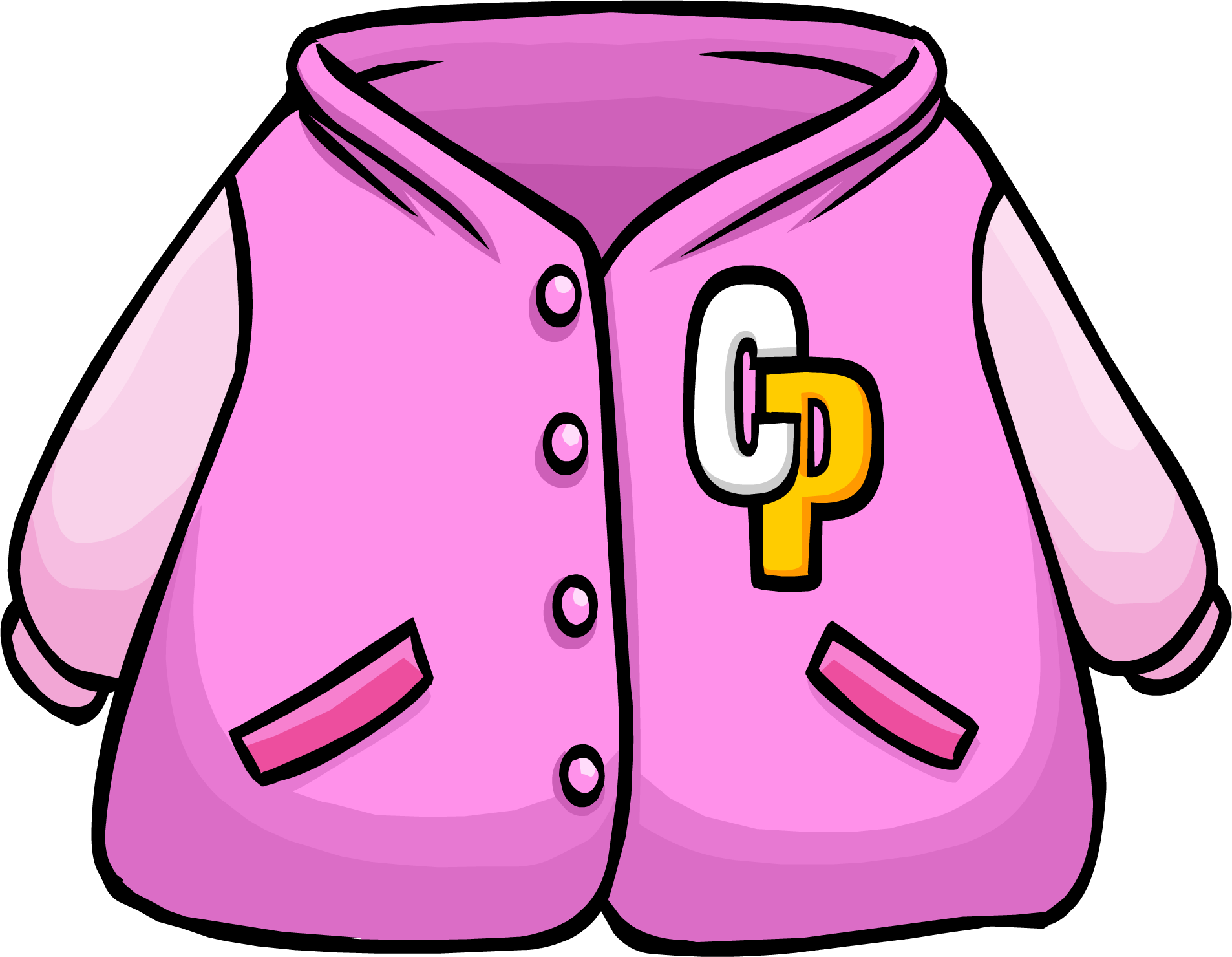 Pink Letterman Jacket - Club Penguin Wiki - The free, editable